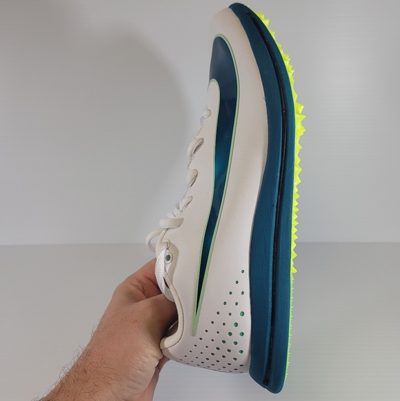 Nike Triple Jump Elite 3 White Electric Algae Spikes Men's Size 9 HV6425-100 - Picture 6 of 10